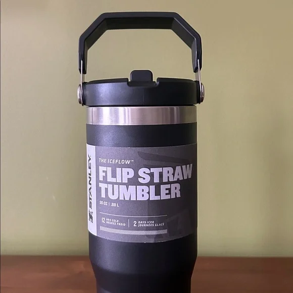 Black/Silver Stanley IceFlow Tumbler - Picture 1 of 8